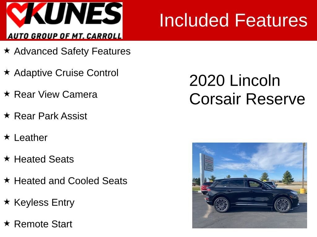 Used 2020 Lincoln Corsair Reserve