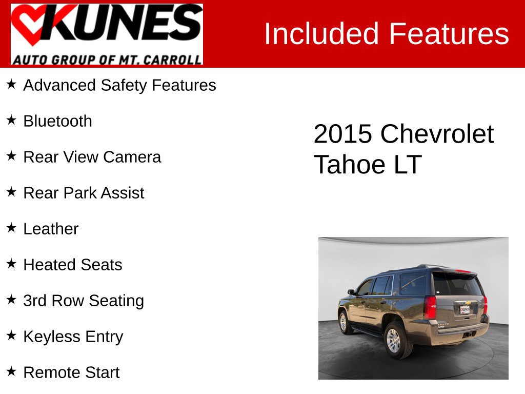 Used 2015 Chevrolet Tahoe LT SUV