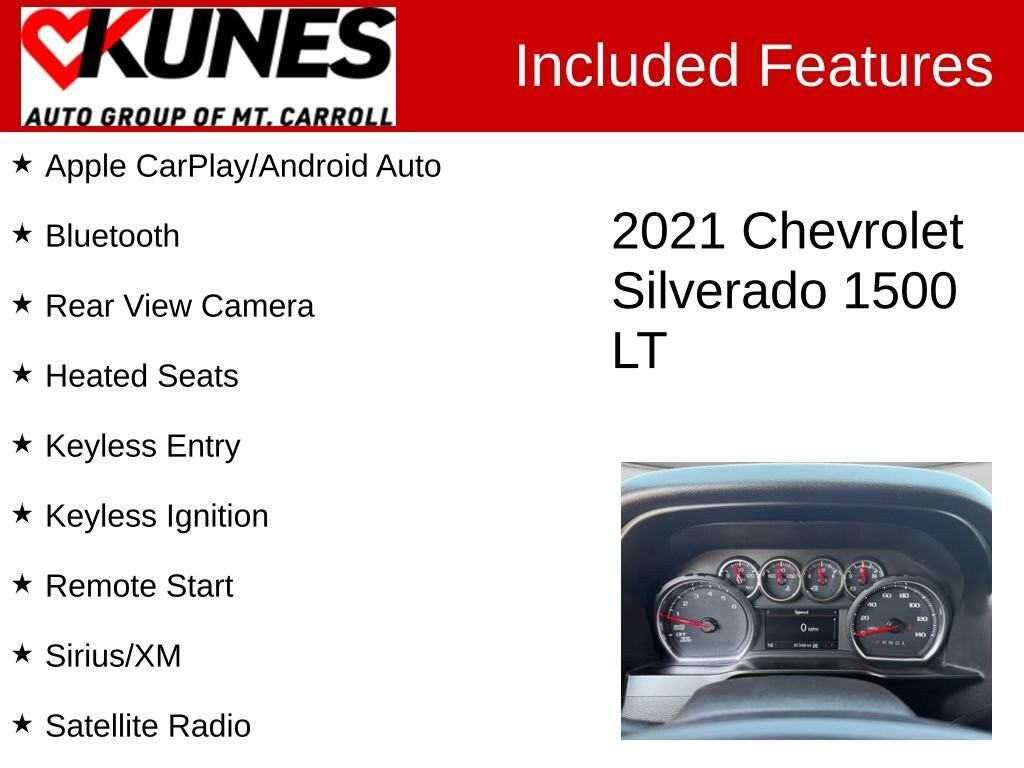 Used 2021 Chevrolet Silverado 1500 LT Truck
