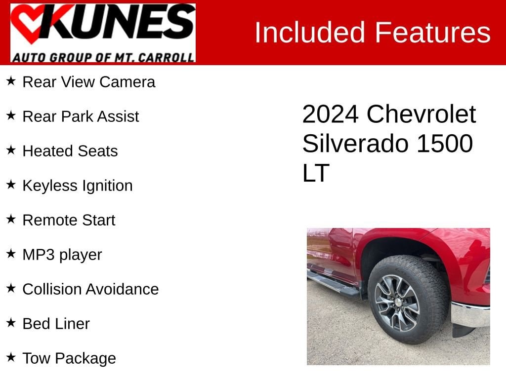 Used 2024 Chevrolet Silverado 1500 LT Truck