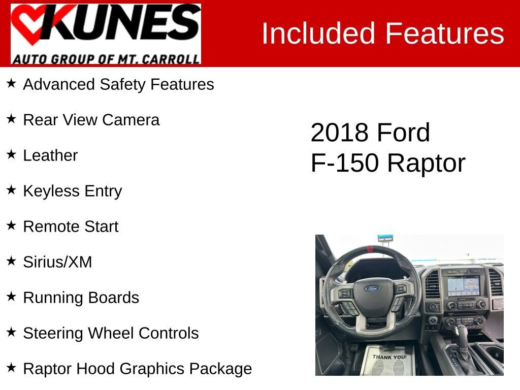Used 2018 Ford F-150 Raptor