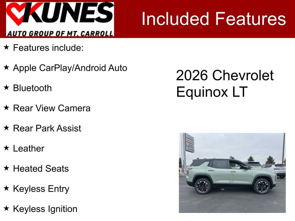 New 2026 Chevrolet Equinox LT SUV