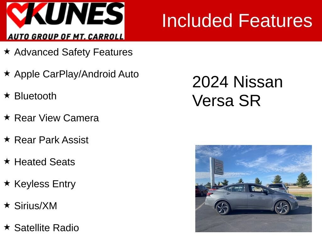 Used 2024 Nissan Versa SR