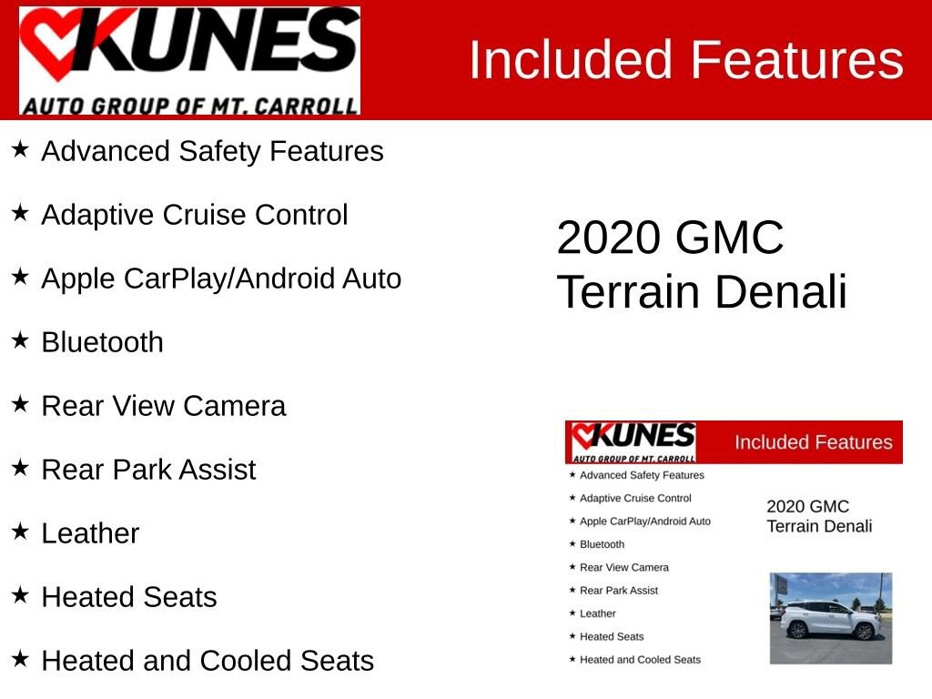 Used 2020 GMC Terrain Denali SUV
