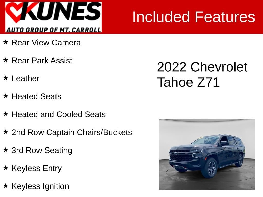 Used 2022 Chevrolet Tahoe Z71 SUV