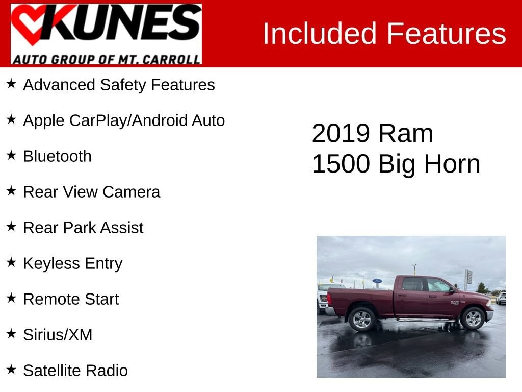 Used 2019 Ram 1500 Classic Big Horn