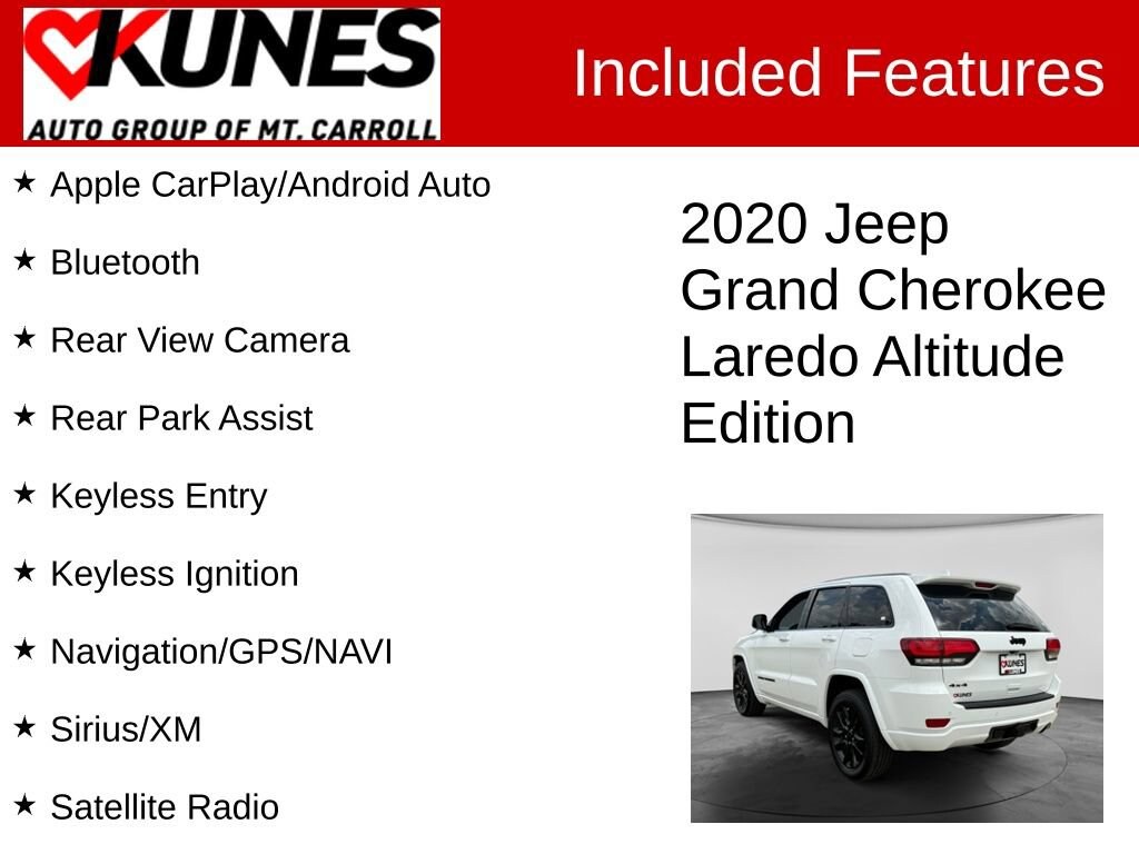 Used 2020 Jeep Grand Cherokee Altitude