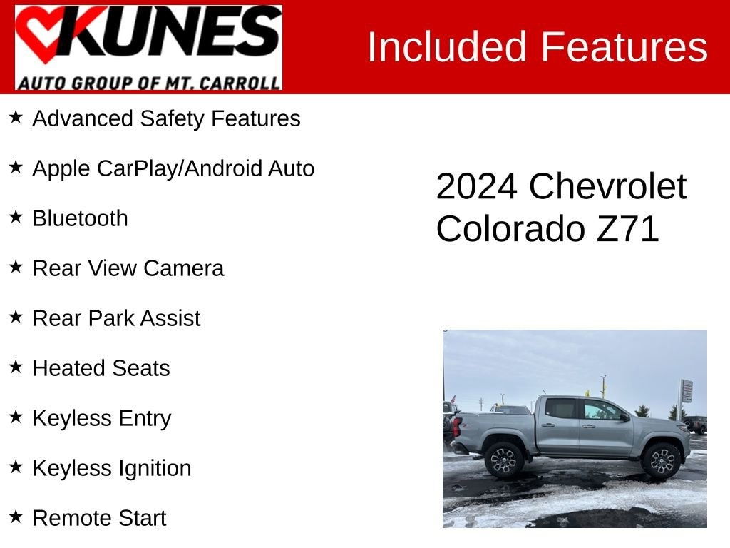 Used 2024 Chevrolet Colorado Z71 Truck