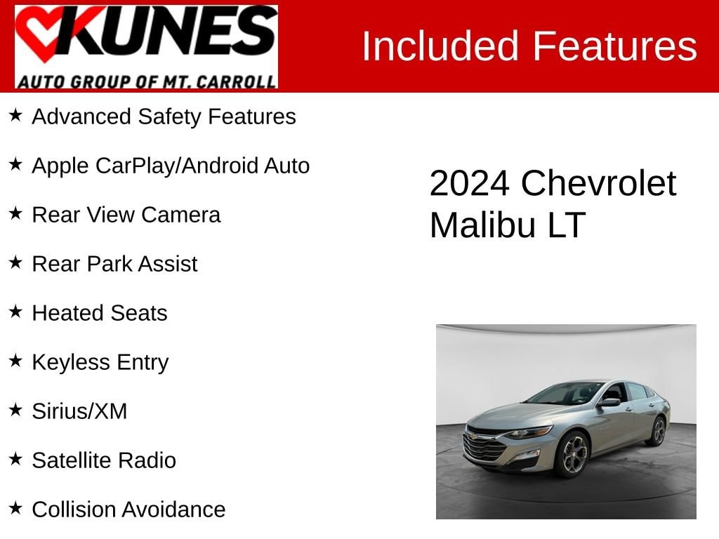 Used 2024 Chevrolet Malibu 1LT Car