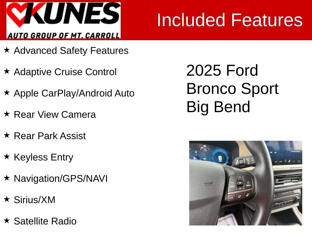 Used 2025 Ford Bronco Sport Big Bend