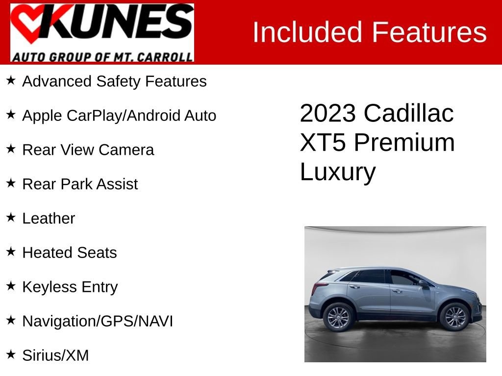 Used 2023 CADILLAC XT5 Premium Luxury SUV