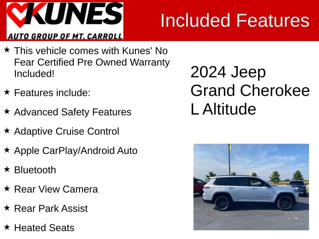 Used 2024 Jeep Grand Cherokee L Altitude
