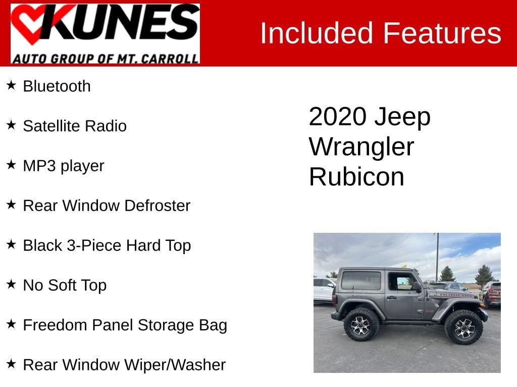 Used 2020 Jeep Wrangler Rubicon