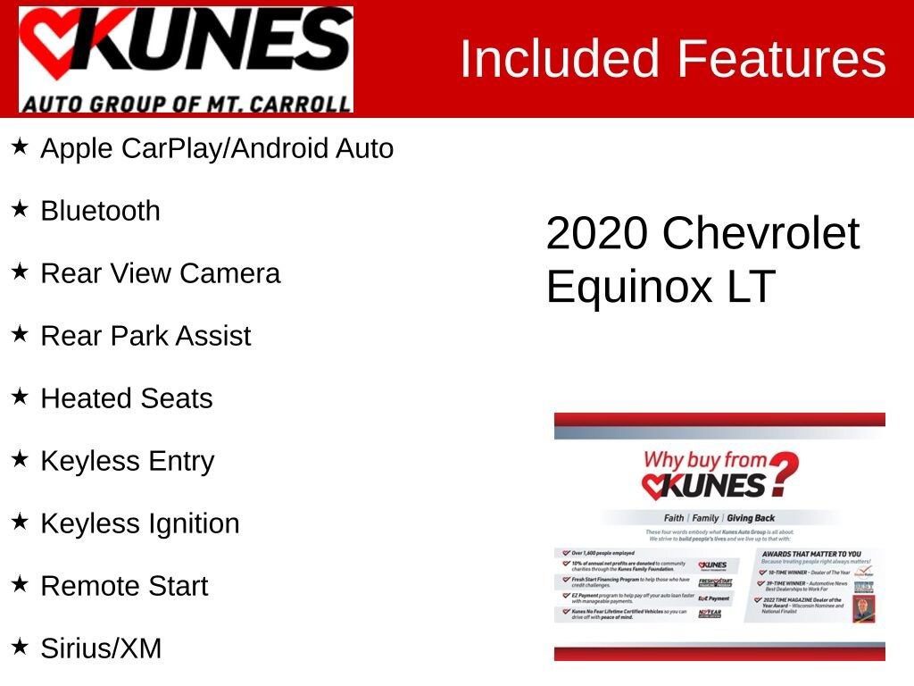 Used 2020 Chevrolet Equinox LT SUV