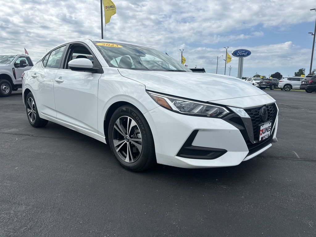 Used 2023 Nissan Sentra SV with VIN 3N1AB8CV2PY262139 for sale in Mount Carroll, IL