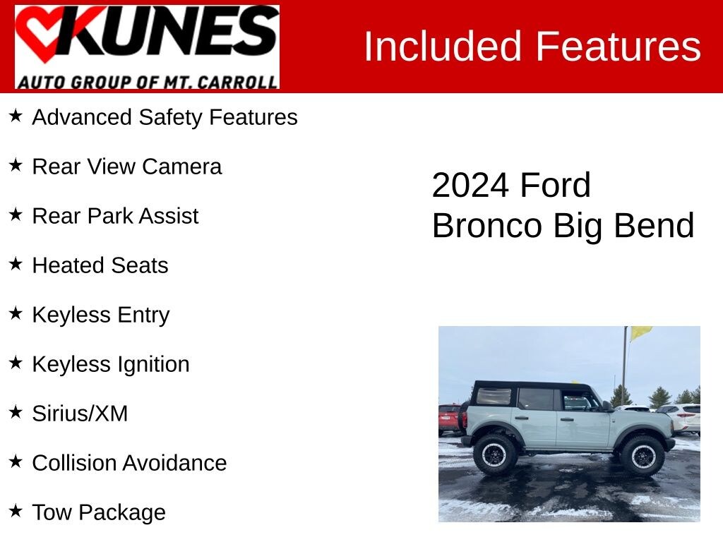 Used 2024 Ford Bronco Big Bend SUV