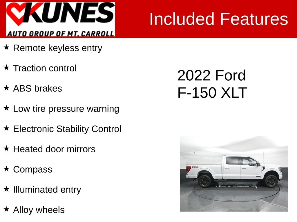 Used 2022 Ford F-150 Truck SuperCrew Cab