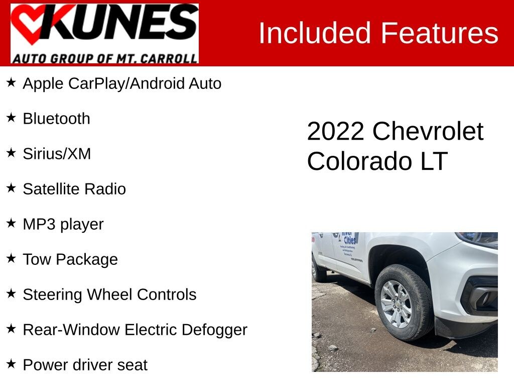 Used 2022 Chevrolet Colorado LT Truck Crew Cab