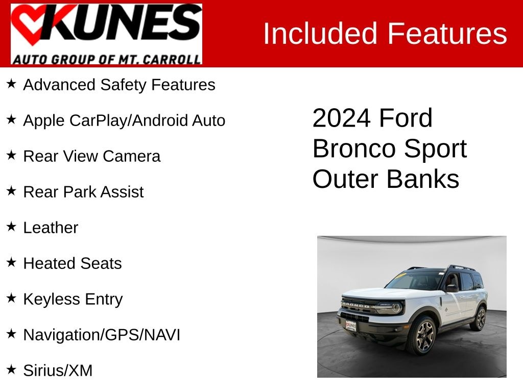 Used 2024 Ford Bronco Sport Outer Banks SUV