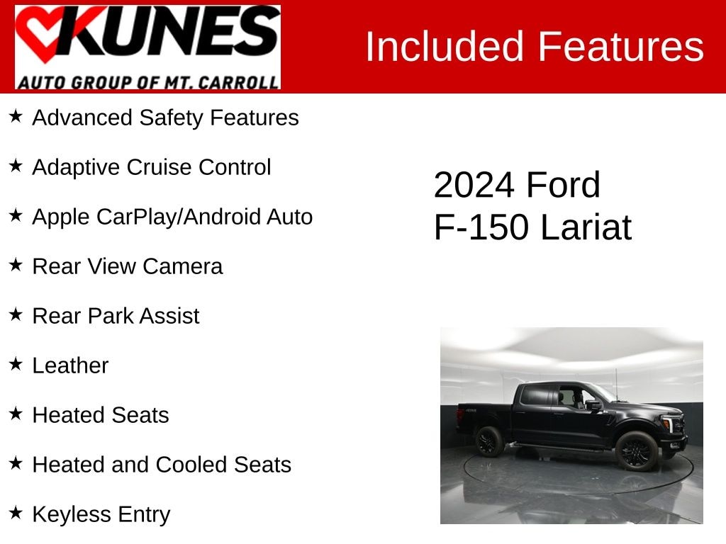 Used 2024 Ford F-150 Lariat Truck SuperCrew Cab