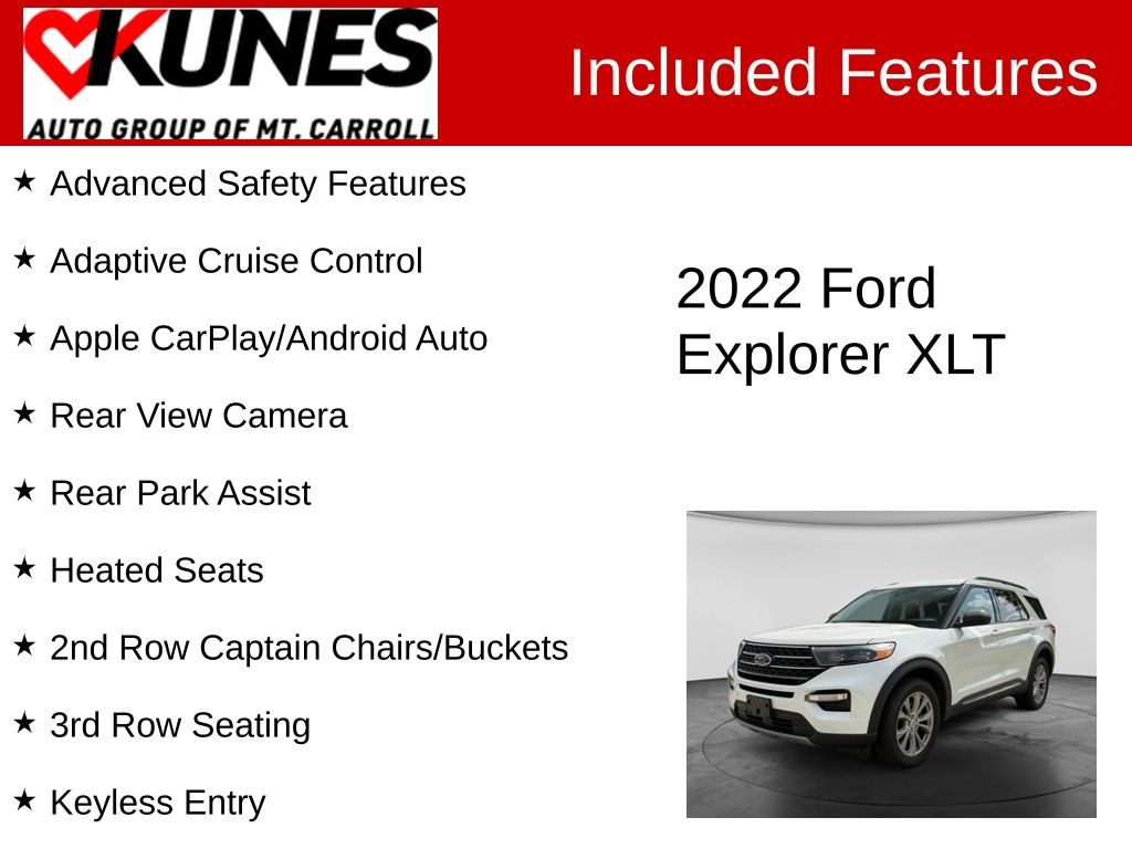 Used 2022 Ford Explorer XLT SUV