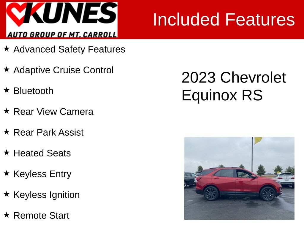 Used 2023 Chevrolet Equinox RS SUV