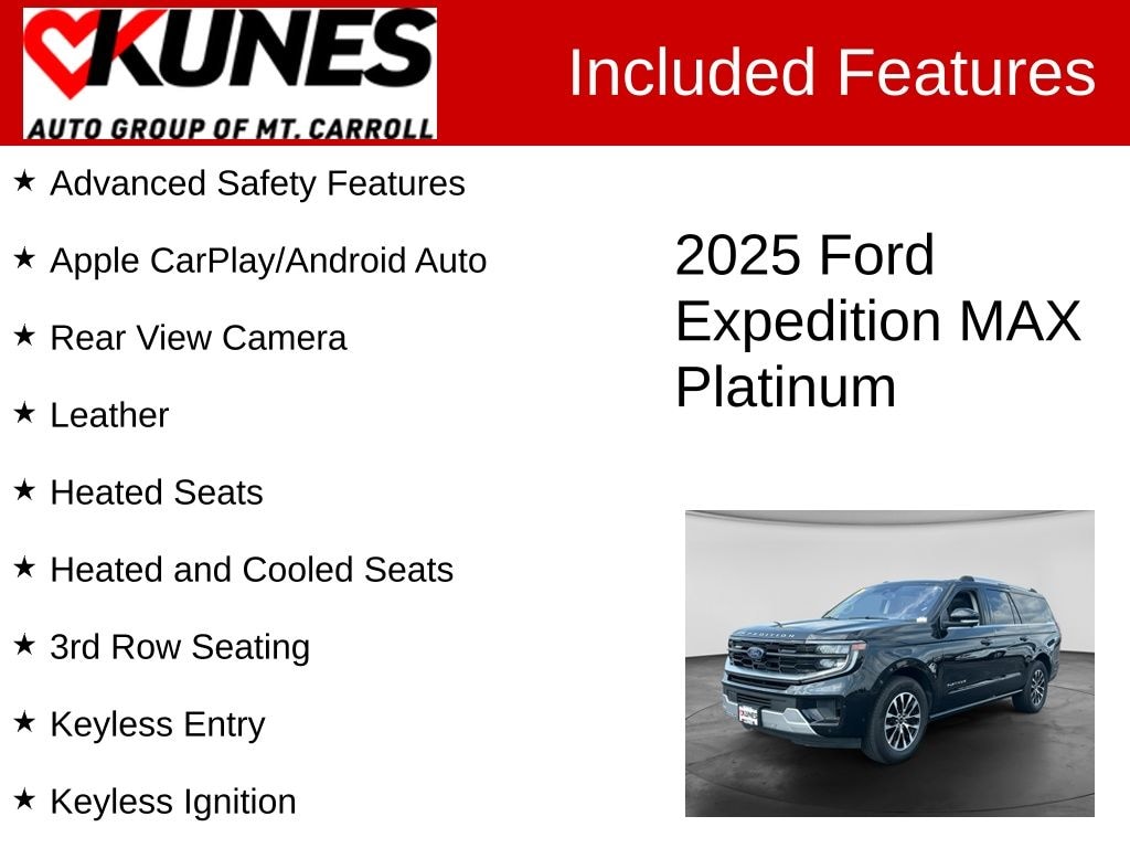 Used 2025 Ford Expedition Max Platinum SUV