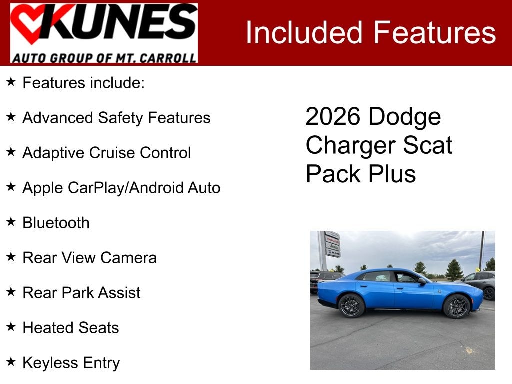 New 2026 Dodge Charger R/T Scat Pack Sedan