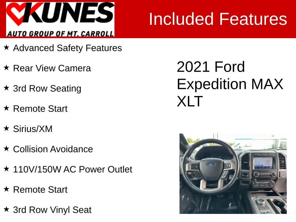 Used 2021 Ford Expedition Max XLT SUV
