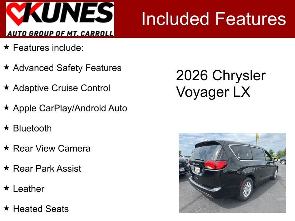New 2026 Chrysler Voyager LX Cargo Van