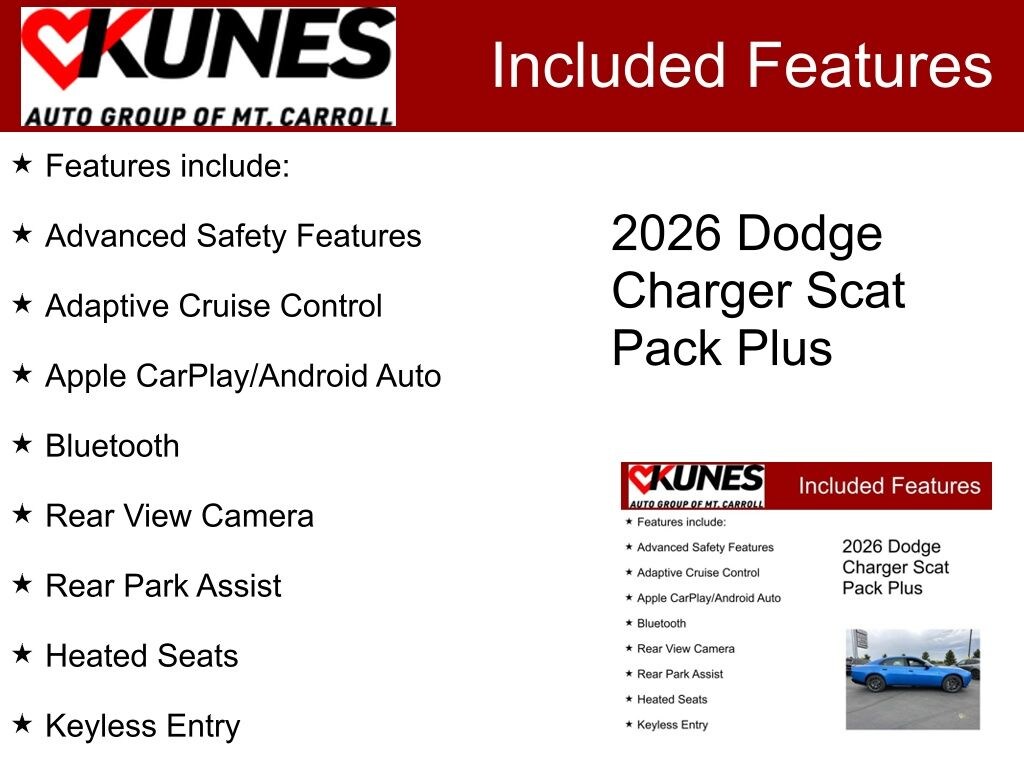 New 2026 Dodge Charger R/T Scat Pack Sedan