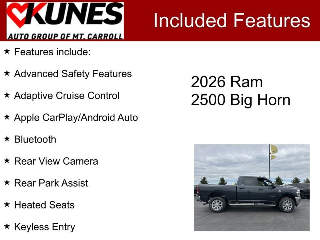 New 2026 Ram 2500 Big Horn Pickup