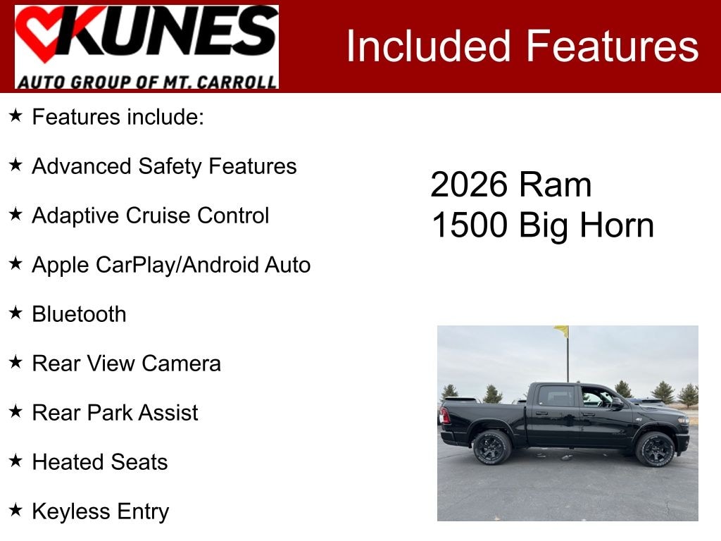 New 2026 Ram 1500 Big Horn/Lone Star Pickup