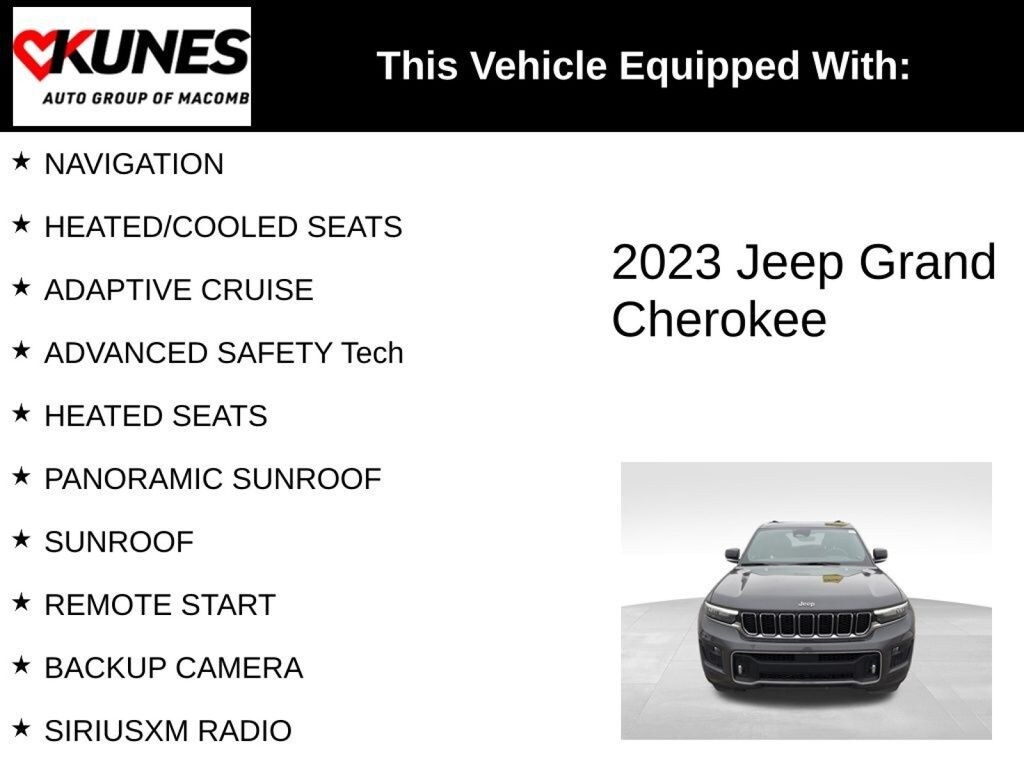 Used 2023 Jeep Grand Cherokee Overland SUV