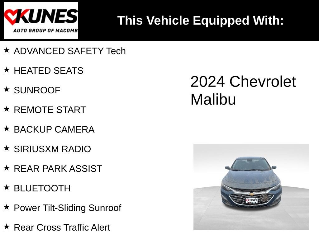 Used 2024 Chevrolet Malibu 1LT Sedan