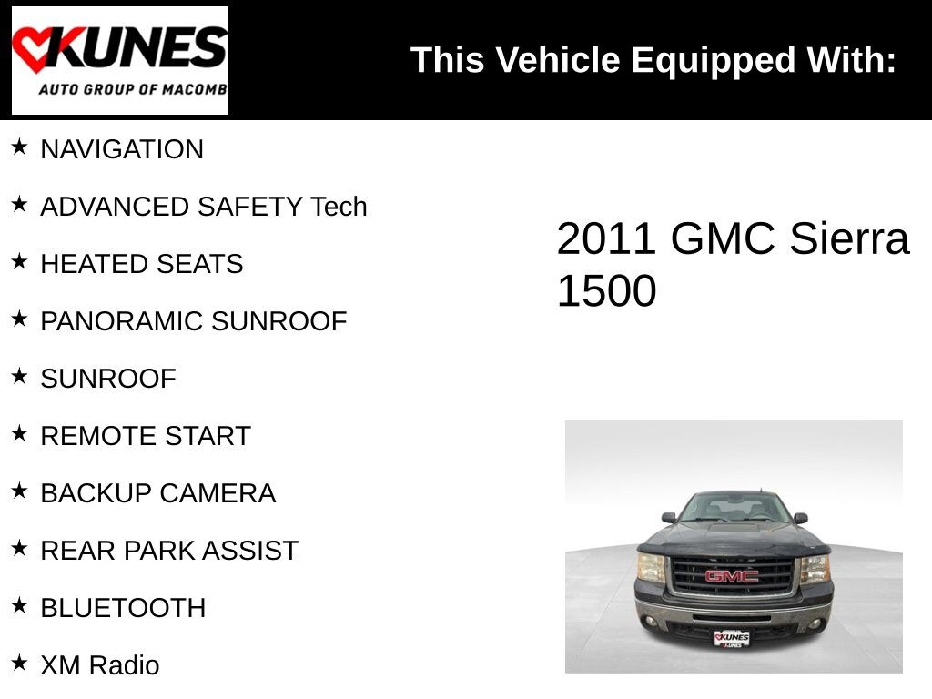 Used 2011 GMC Sierra 1500 SLT Truck Crew Cab
