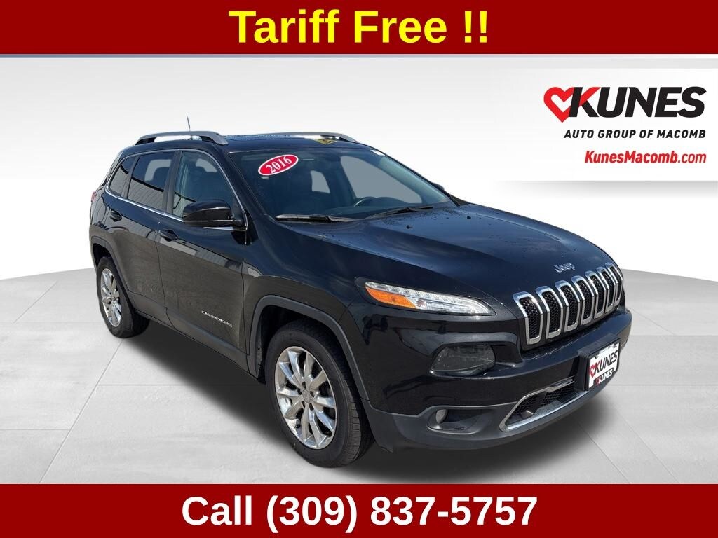 Used 2016 Jeep Cherokee Limited 4x4 SUV