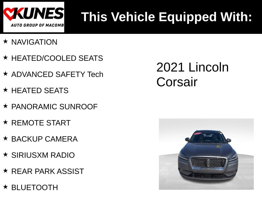 Used 2021 Lincoln Corsair Reserve SUV