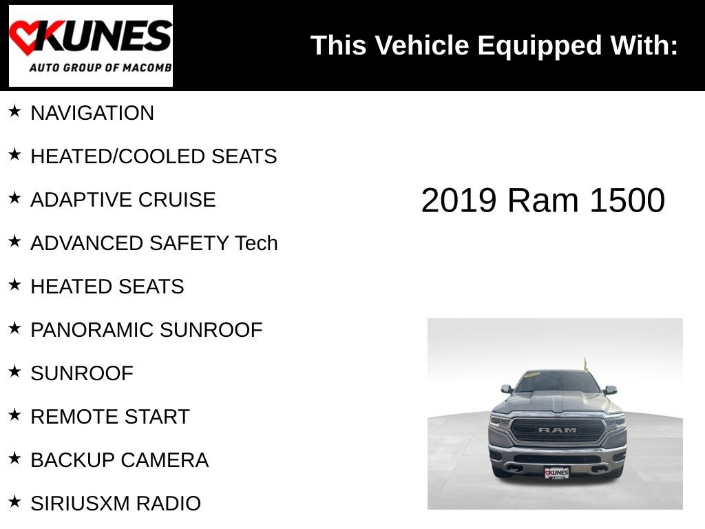 Used 2019 Ram 1500 Limited Truck Crew Cab