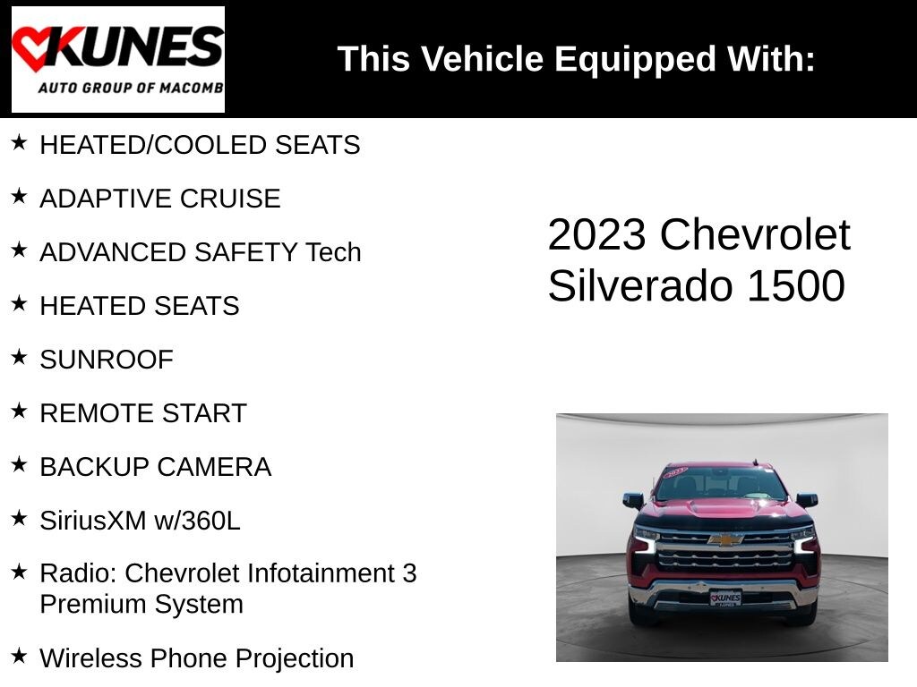 Used 2023 Chevrolet Silverado 1500 LTZ Truck Crew Cab