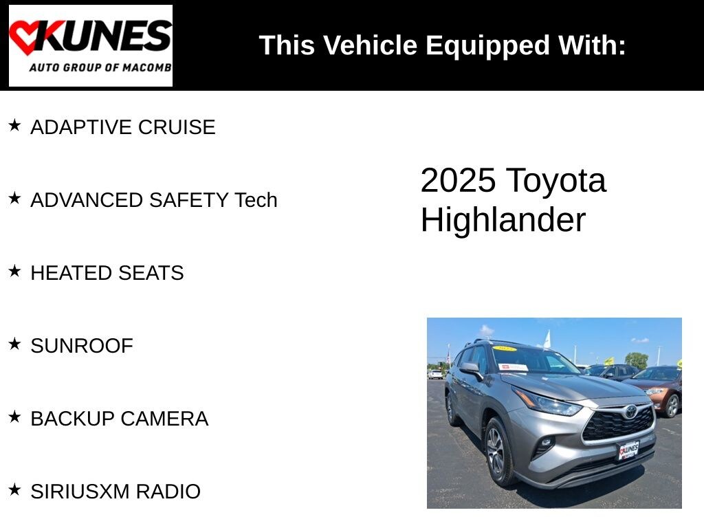 Used 2025 Toyota Highlander XLE SUV