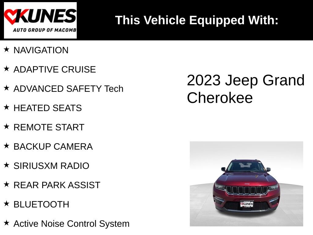 Used 2023 Jeep Grand Cherokee Limited SUV