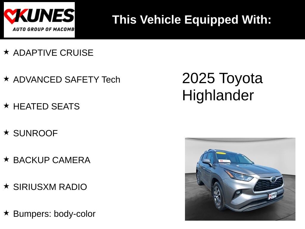 Used 2025 Toyota Highlander XLE SUV