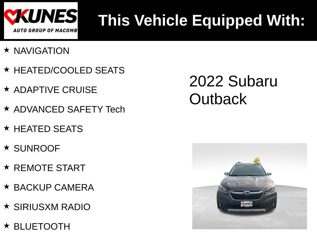 Used 2022 Subaru Outback Touring SUV