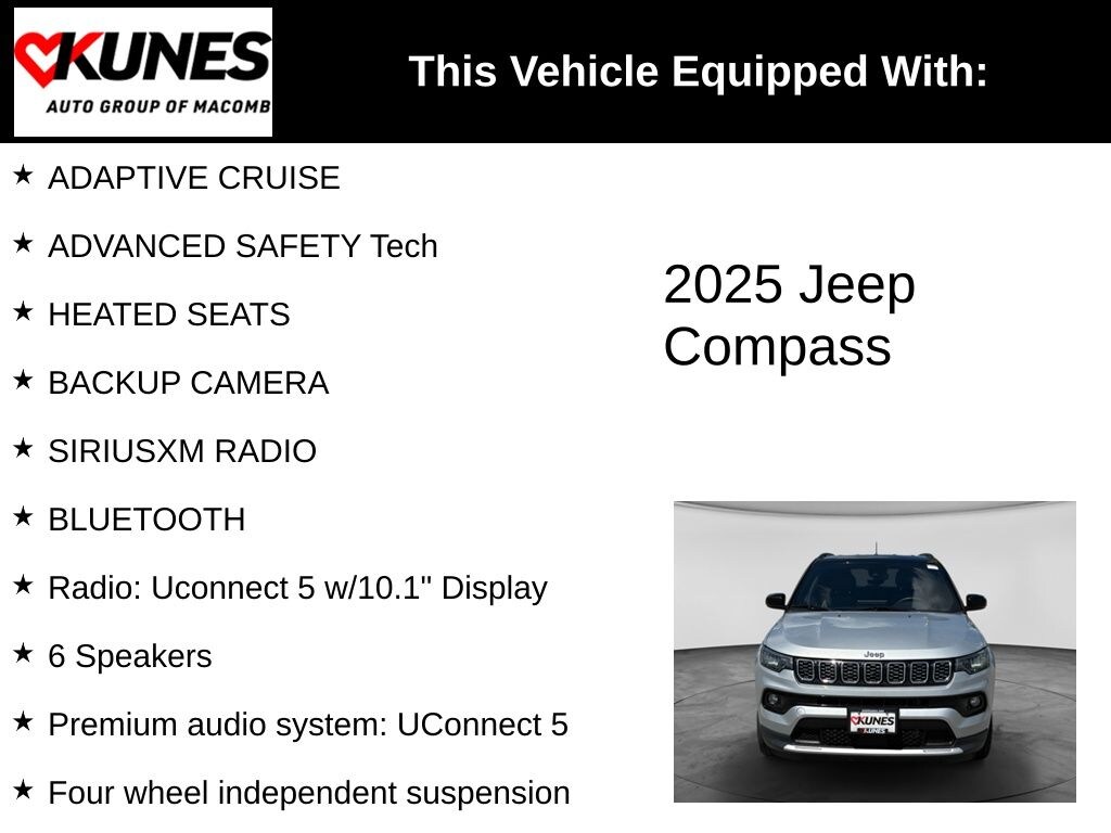 Used 2025 Jeep Compass Limited SUV