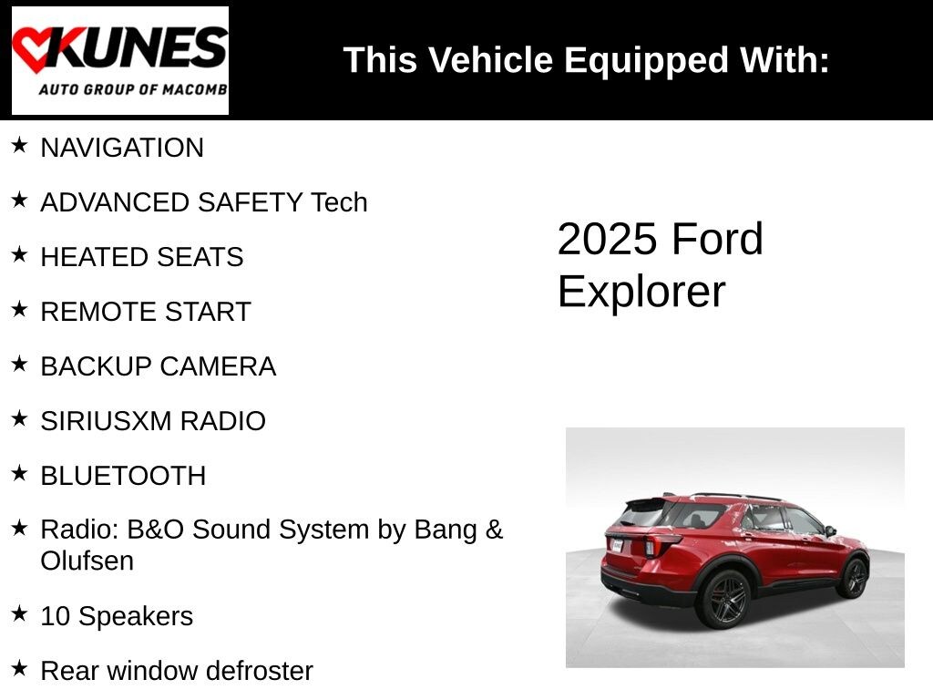 Used 2025 Ford Explorer ST-Line SUV