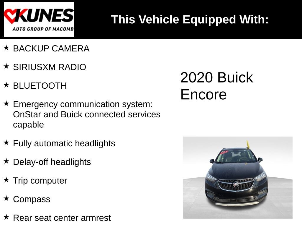 Used 2020 Buick Encore Preferred SUV