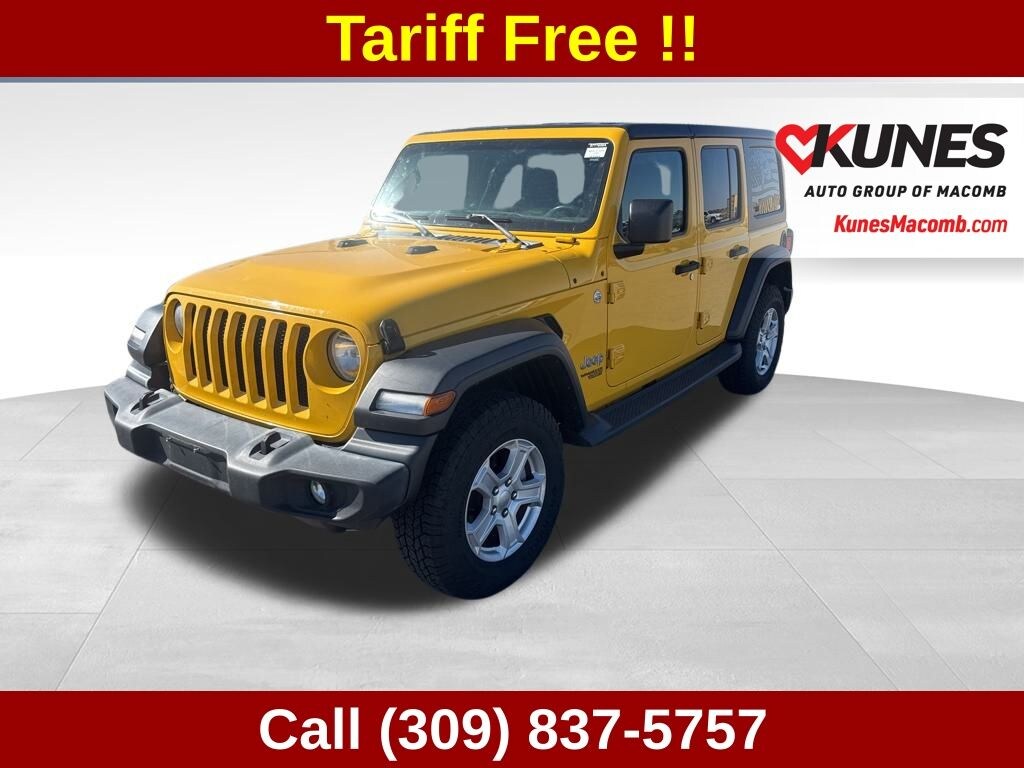 Used 2018 Jeep Wrangler Unlimited Sport 4x4 SUV