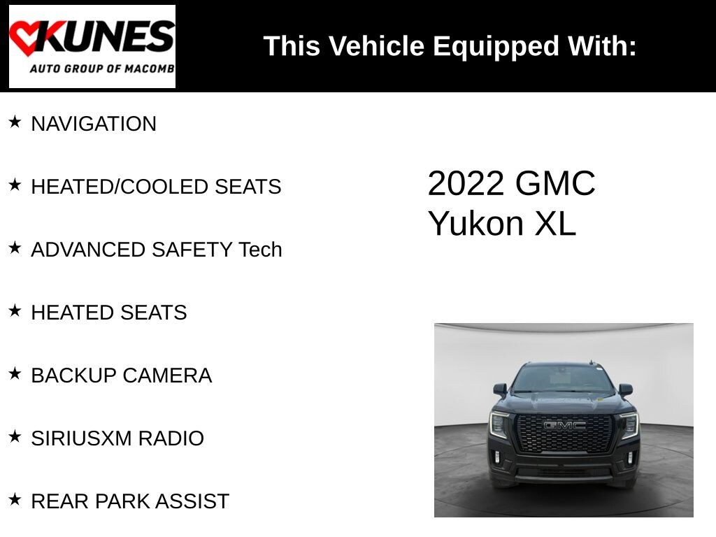 Used 2022 GMC Yukon XL Denali SUV