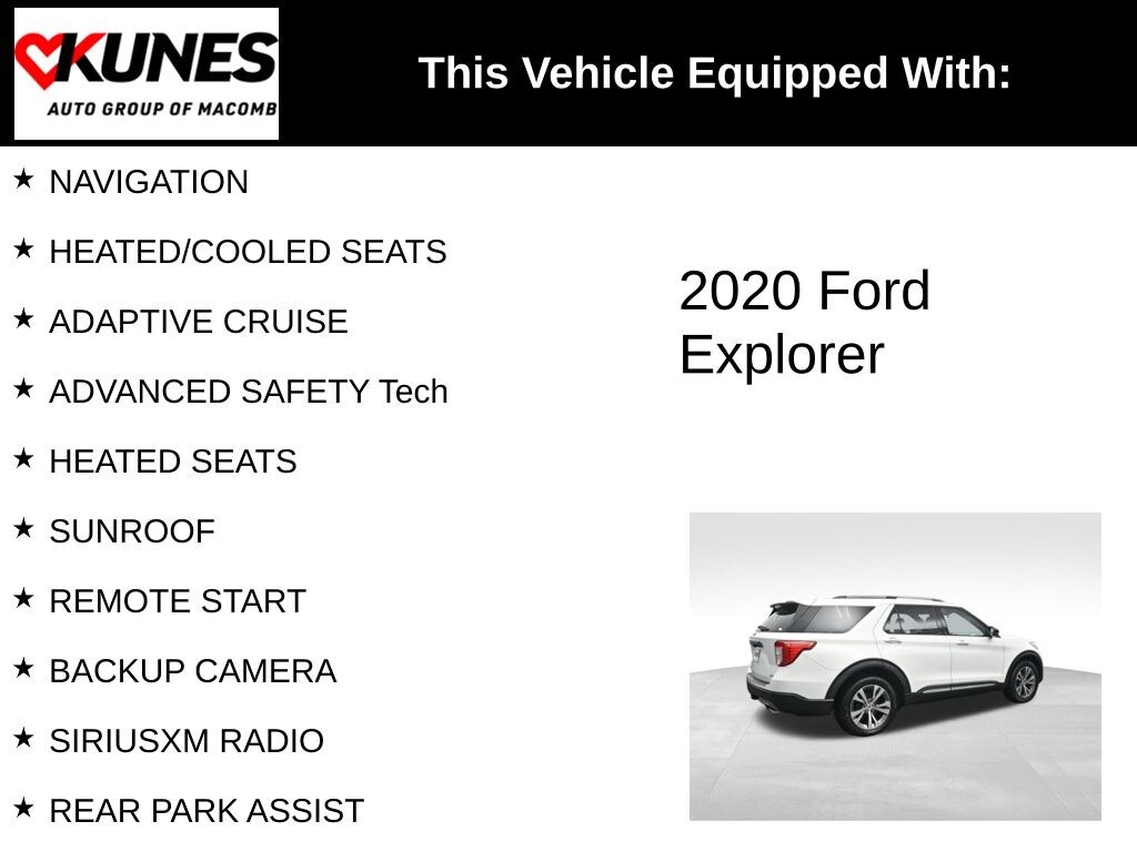 Used 2020 Ford Explorer Platinum SUV